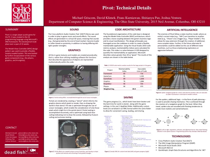 pivot technical details