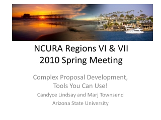 NCURA Regions VI &amp; VII 2010 Spring Meeting