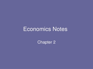 economics notes