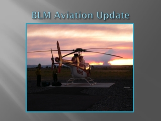 BLM Aviation Update