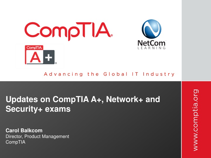 updates on comptia a network and security exams