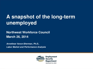 A snapshot of the long-term unemployed