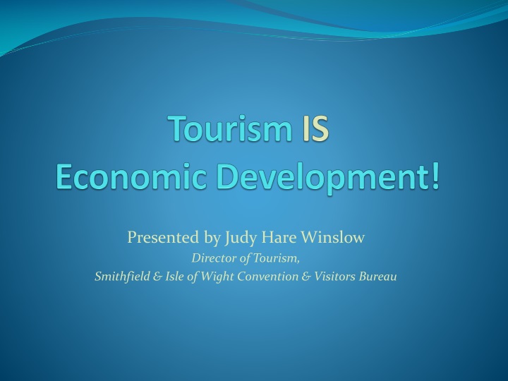 tourism is economic development