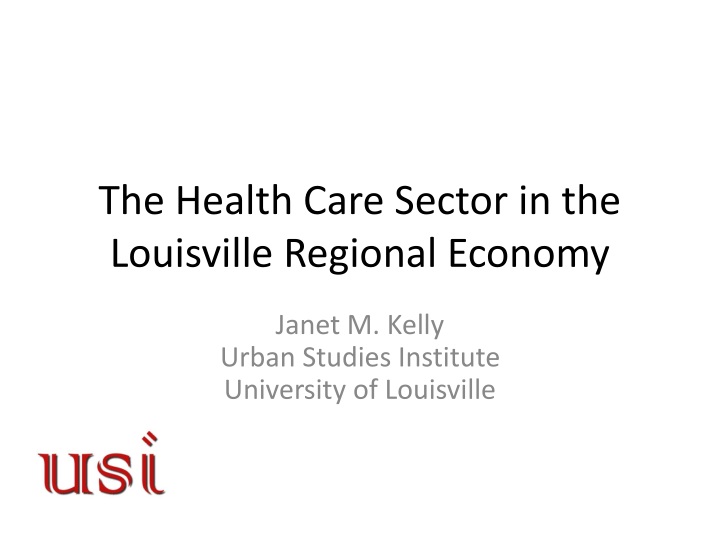 the health care sector in the louisville regional economy