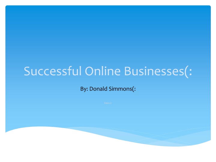 successful online businesses