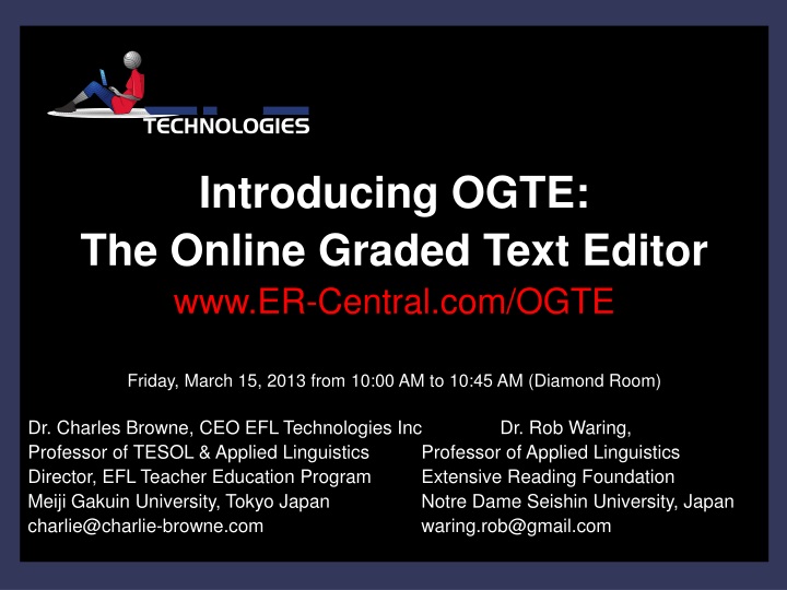 introducing ogte the online graded text editor