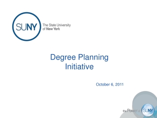 Degree Planning Initiative