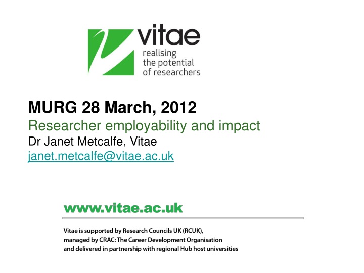 murg 28 march 2012 researcher employability