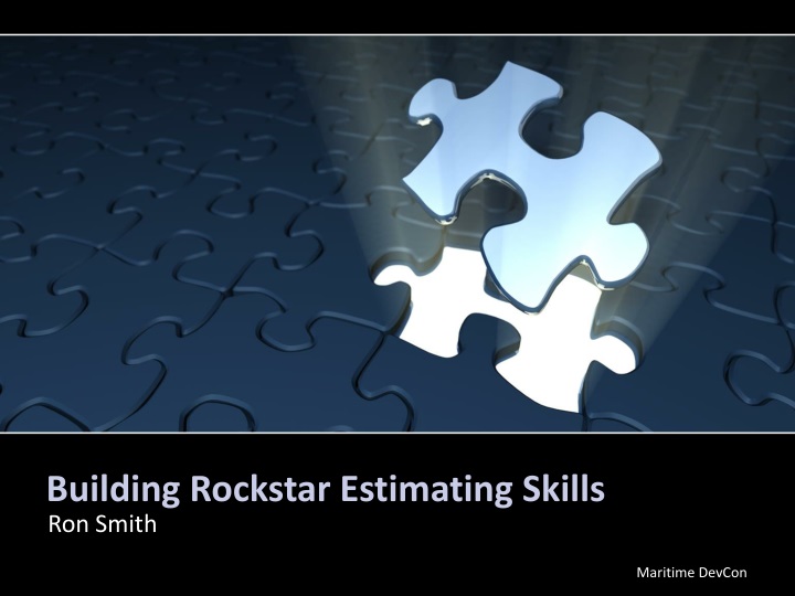 building rockstar estimating skills