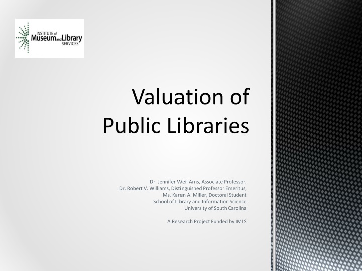 valuation of public libraries