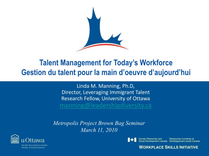 talent management for today s workforce gestion