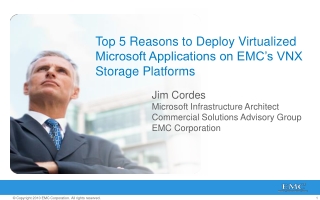 Top 5 Reasons to Deploy Virtualized Microsoft Applications on EMC’s VNX Storage Platforms