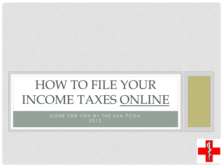 how to file your income taxes online