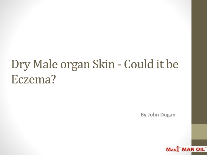dry male organ skin could it be eczema