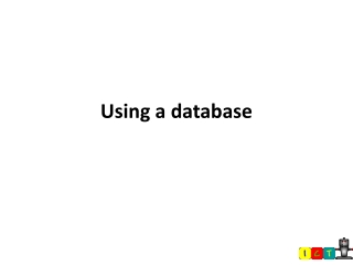 Using a database