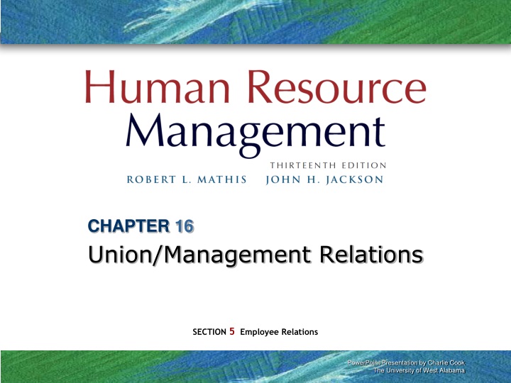 chapter 16 union management relations
