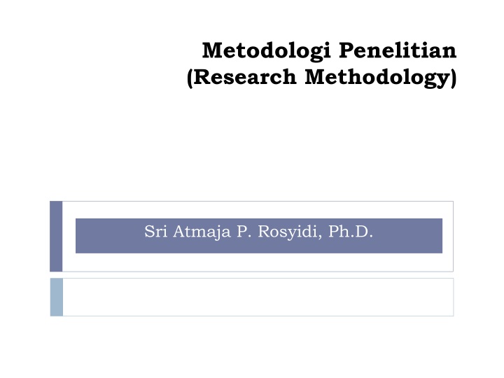 metodologi penelitian research methodology