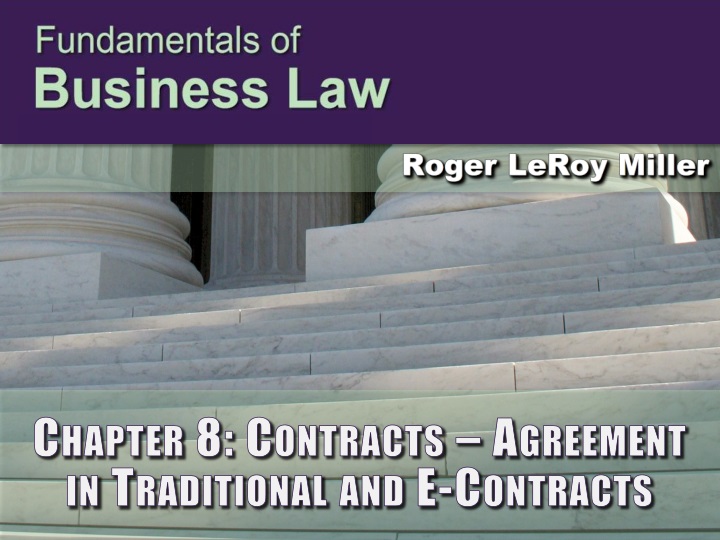 chapter 8 contracts agreement in traditional and e contracts
