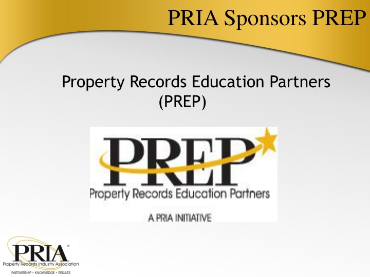 pria sponsors prep