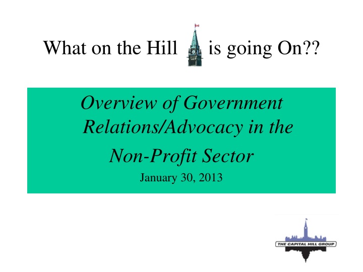 what on the hill is going on