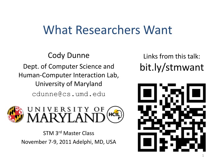 what researchers want