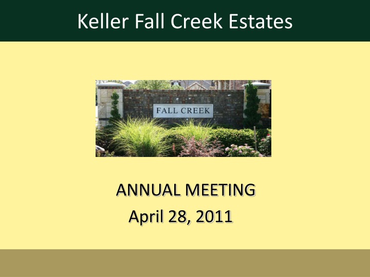 annual meeting april 28 2011