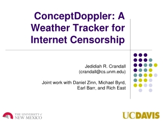 ConceptDoppler : A Weather Tracker for Internet Censorship