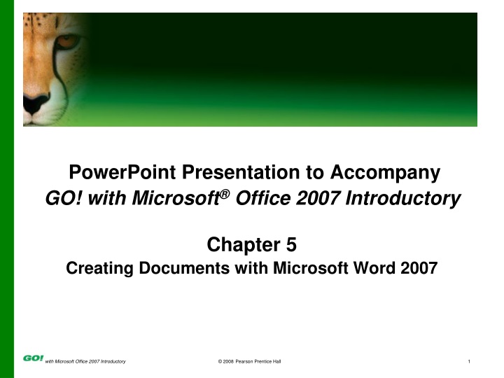 powerpoint presentation to accompany go with