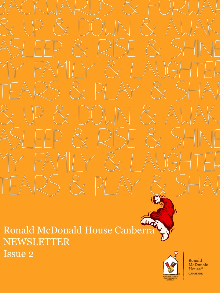 ronald mcdonald house canberra newsletter issue 2
