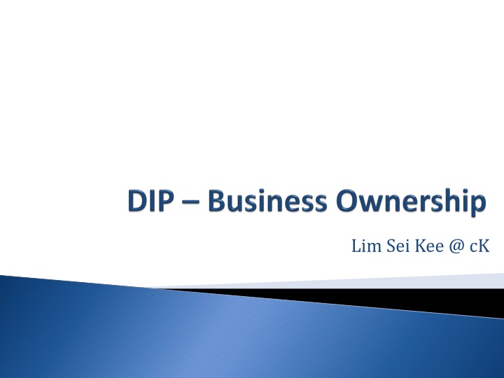 dip business ownership
