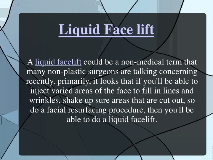 liquid face lift