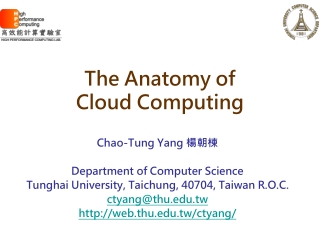 The Anatomy of Cloud Computing