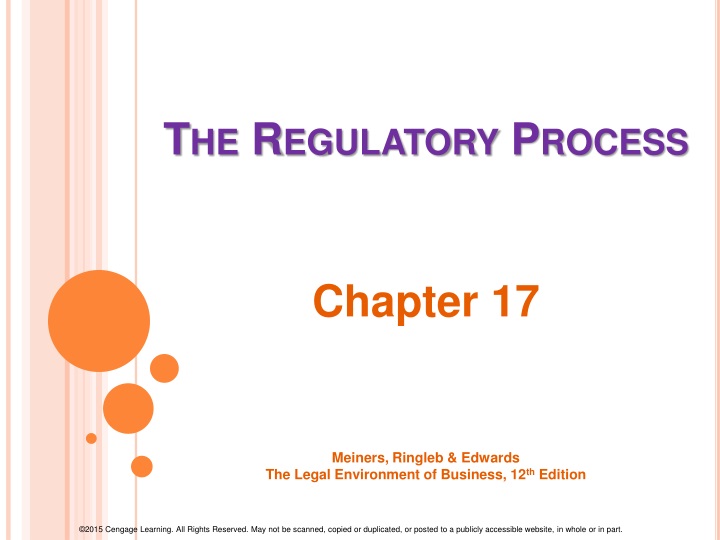 the regulatory process