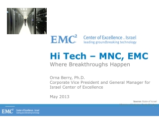 Hi Tech – MNC, EMC