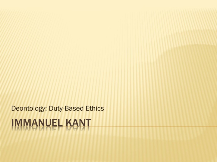 deontology duty based ethics