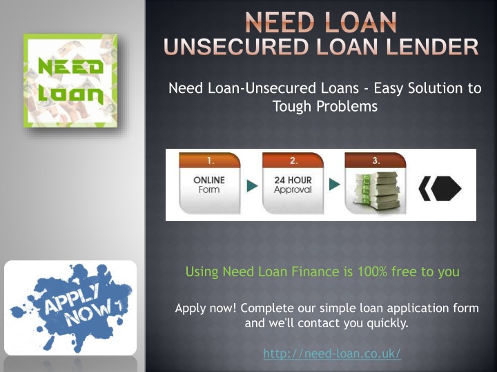 need loan unsecured loan lender