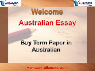 Buy Term Paper Online