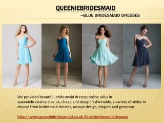 Hot Style Blue Bridesmaid Dresses Of Queenie Bridesmaid