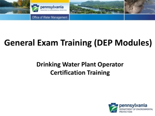 General Exam Training (DEP Modules)