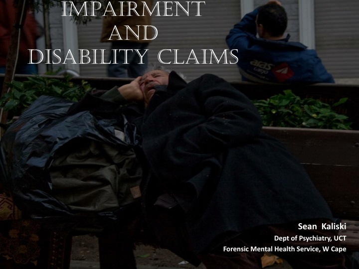 impairment and disability claims