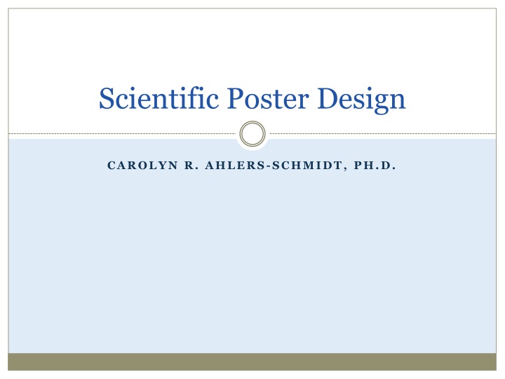 scientific poster design