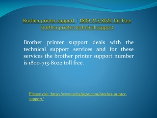 Brother printer support | 1800-713-8022 Toll Free | Brot