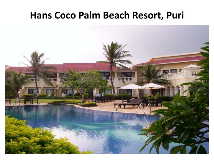 hans coco palm beach resort puri