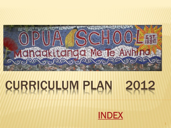 curriculum plan 2012