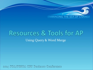 Resources &amp; Tools for AP