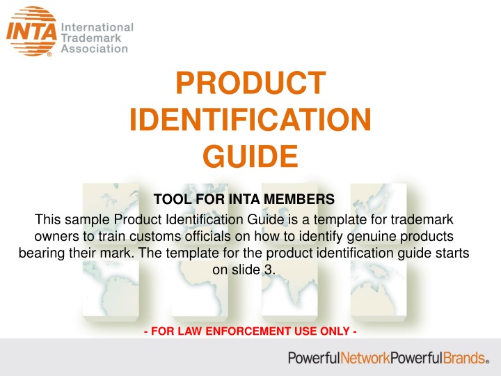 product identification guide