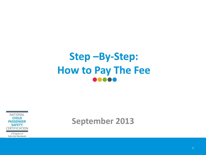 step by step how to pay the fee