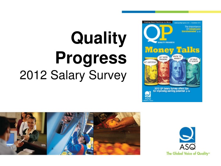 quality progress 2012 salary survey