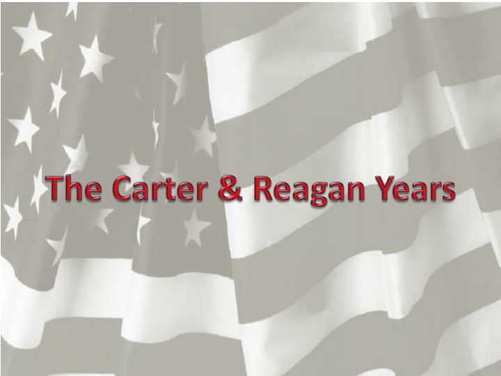 the carter reagan years