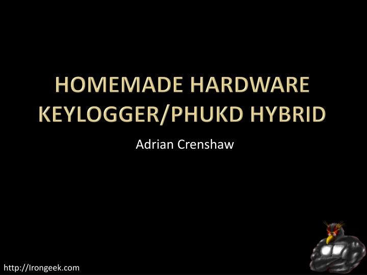 homemade hardware keylogger phukd hybrid